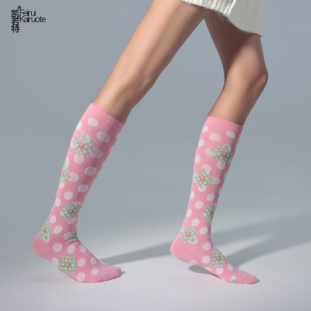 跑步压力袜男女户外CS跳绳健身运动弹力瑜伽袜马拉松美腿袜子Running pressure socks men and women outdoor CS skipping rope fitness5d