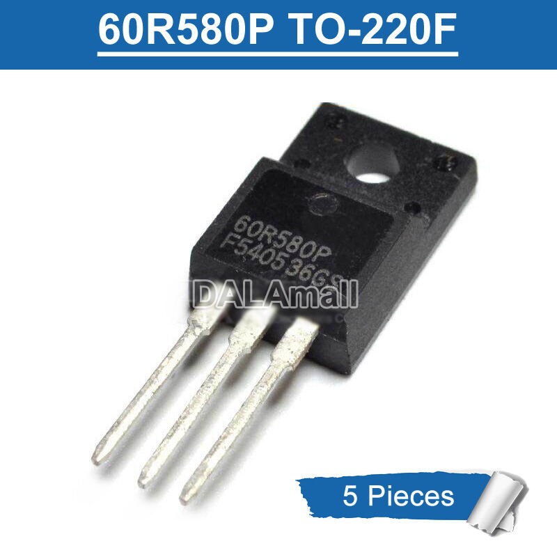 5 ชิ้น 60R580P TO-220F MMF60R580P TO220F 8A/650V N-channel MOSFET ทรานซิสเตอร์ Original CTWJ