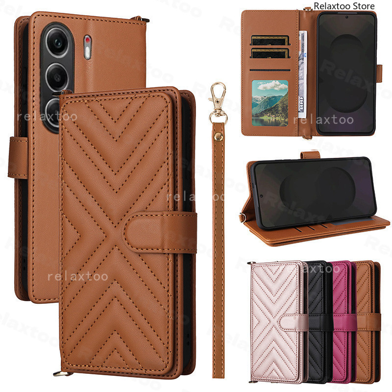 ซองหนังสําหรับ Tecno Camon40 Camon 40 Pro Premier 40pro 40Premier Camon40Pro Camon40Premier Magnetic