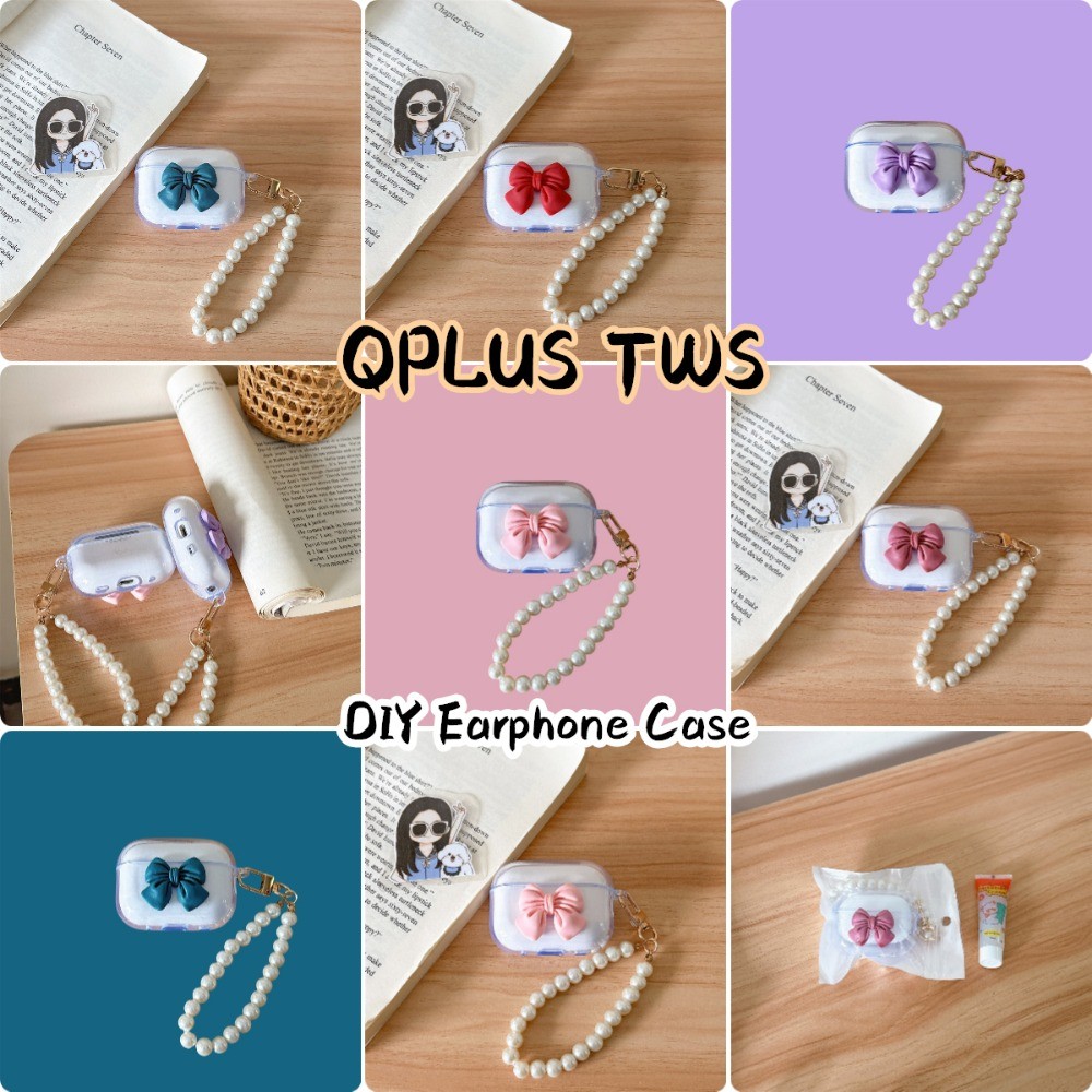 สําหรับ QPLUS TWS Case DIY น่ารักกุทัณฑ์ซิลิโคนอ่อนนุ่มหูฟังกรณีปลอก NO.3
