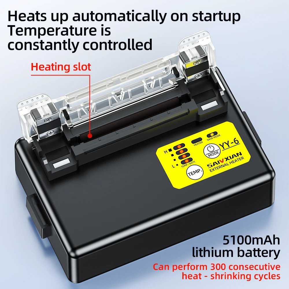 SAIVXIAN YY-6 Optical Fibre Fusion Splicer เตาทําความร้อนภายนอก 300 Core Bare Fibre Single-core ความร้อนหดหลอดเครื่องทําความร้อน - รูปที่ 3