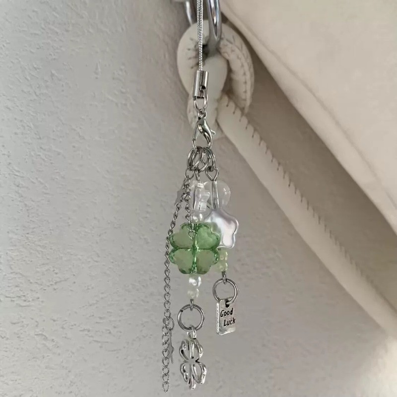 โปร่งใสพวงกุญแจน่ารักกระดิ่งลมจี้พวงกุญแจโทรศัพท์มือถือเชือกเส้นเล็ก น่ารัก กระเป๋าอุปกรณ์ตกแต่งของตกแต่งบ้าน - รูปที่ 2