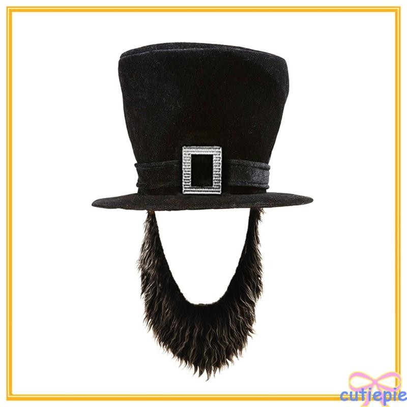 หมวก Cutie Jester พร้อมหนวดและมงกุฏสําหรับผู้ใหญ่