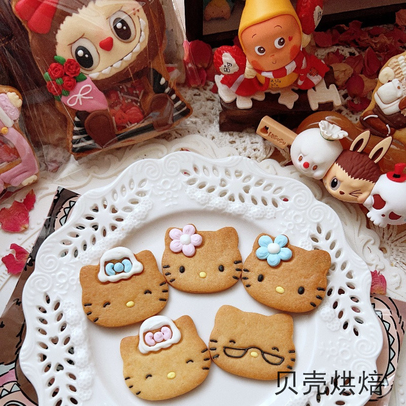 4 ชิ้น/เซ็ต แม่พิมพ์คุกกี้ hellokitty ลายการ์ตูนแมว สําหรับกดคุกกี้ลายนูน เครื่องมือเบเกอรี่ ฟองดอง เค้ก ดินอบชายามบ่าย