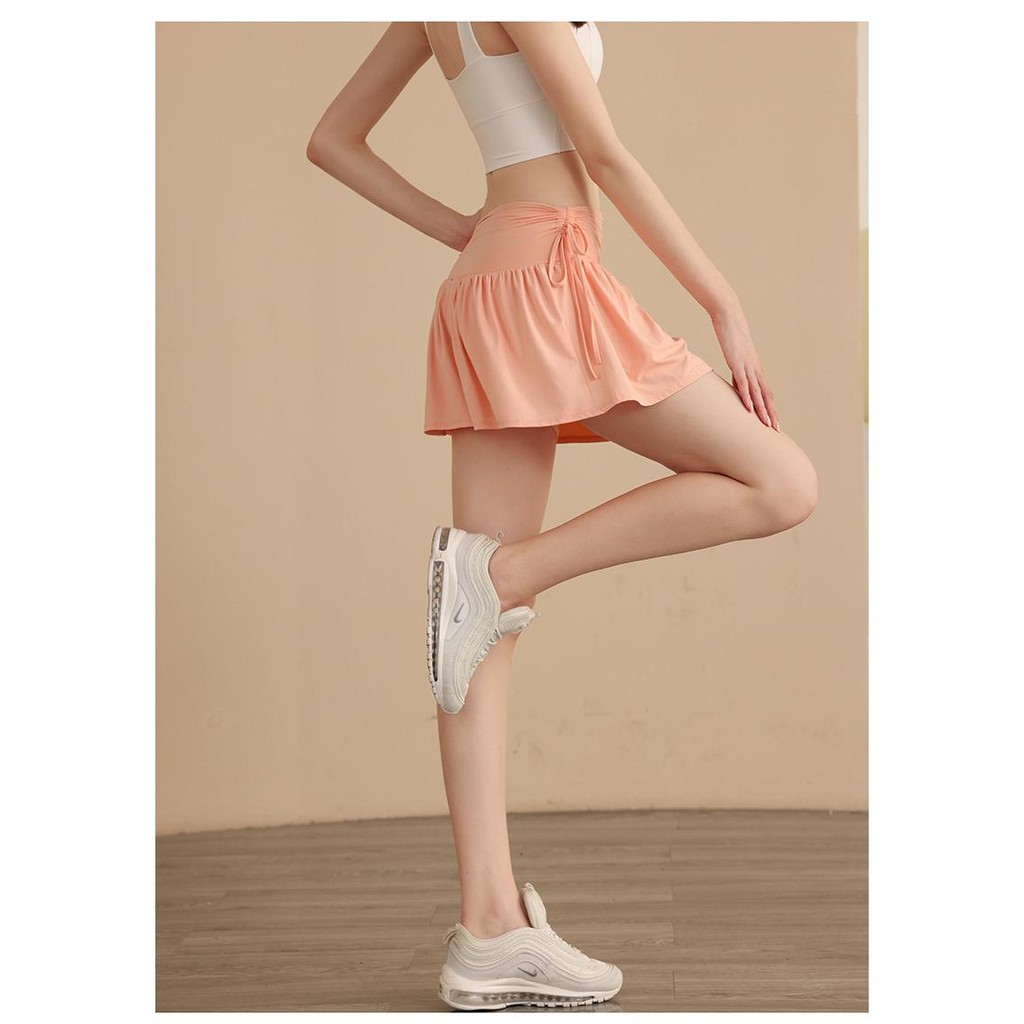 SHORTS โยคะสำหรับผู้หญิง ระบายอากาศได้ดีและแห้งไว เหมาะสำหรับการทำโยคะและการวิ่ง