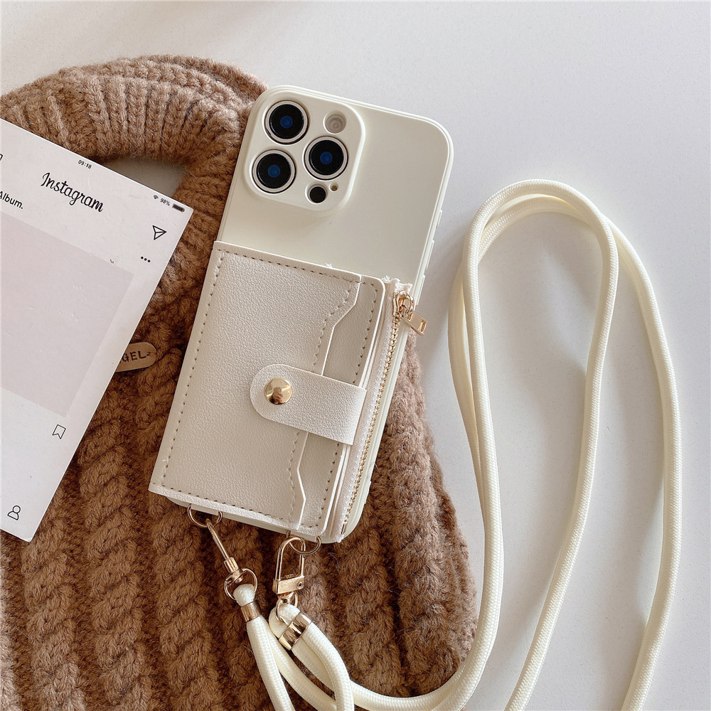 เคสโทรศัพท์ iPhone 17 Pro Max 16 15 14 13 12 11 Pro Max XR 7/8 Plus การ์ดใส่สายคล้อง