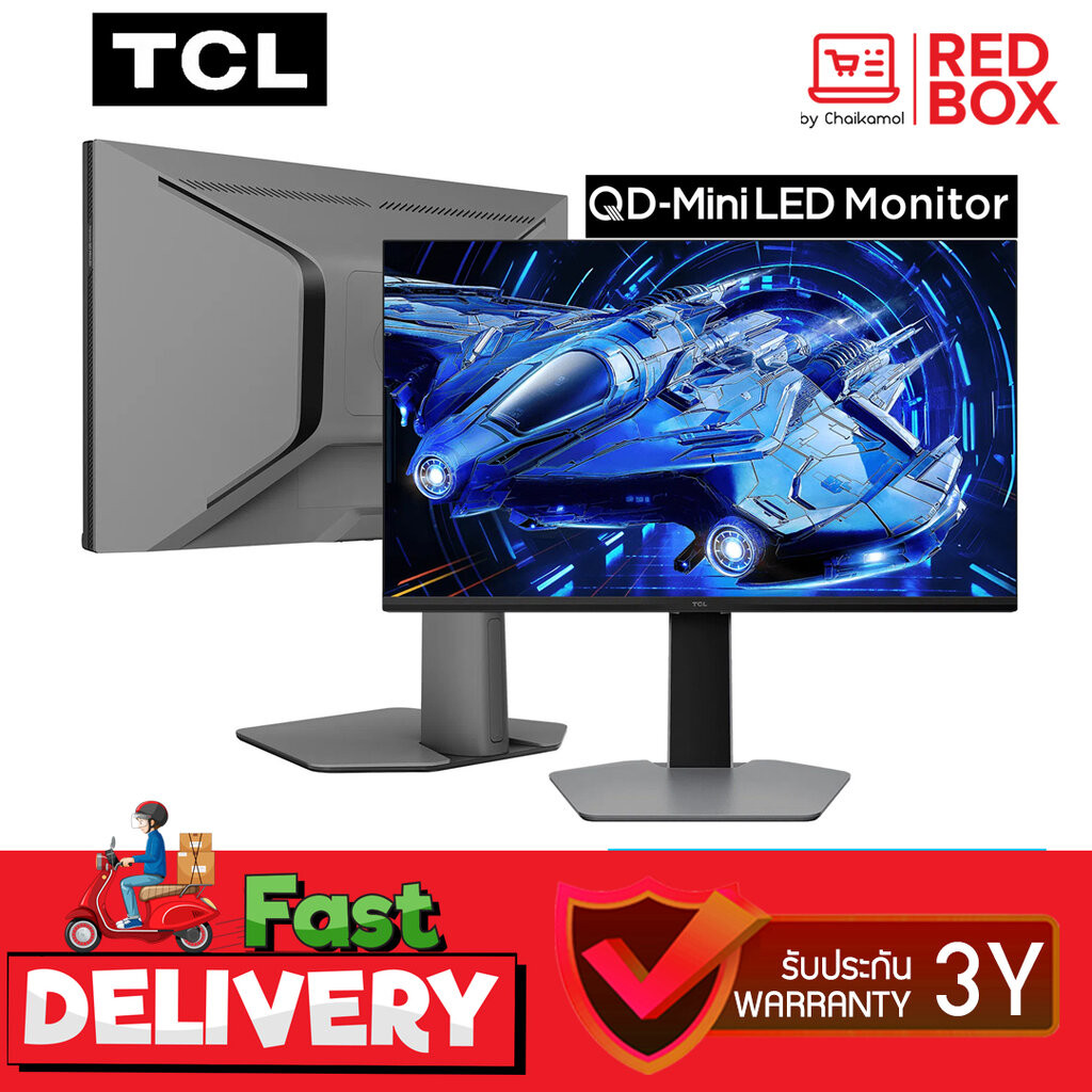 TCL QD-MiniLED Gaming Monitor 27 นิ้ว รุ่น 27G64 QHD 180 Hz, 1ms / ประกัน 3 ปี