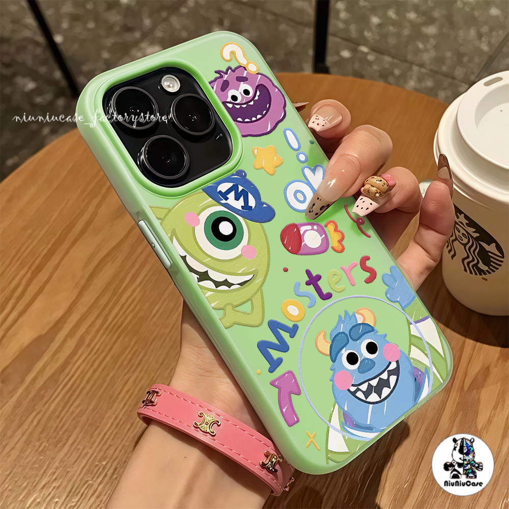 ขนมเยลลี่เรียบง่าย รูปแบบตาโต For IPhone 11 15 16 12 13 14 Pro Max Plus เคส เคสไอโฟน กันกระแทก ซิลิโคน โทรศัพท์ปกหลัง - รูปที่ 4