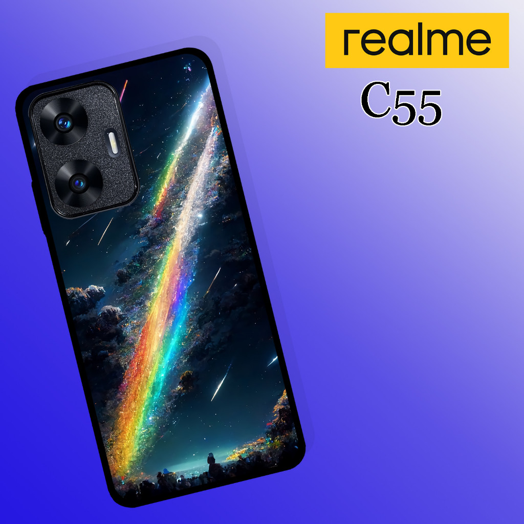 [FR06] SOFTCASE REALME C55 MARBLE EARTH