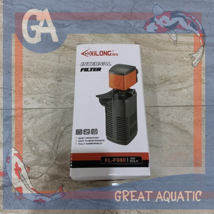 XILONG XL F 080 กรองภายในตู้ปลาปั๊มจุ่ม