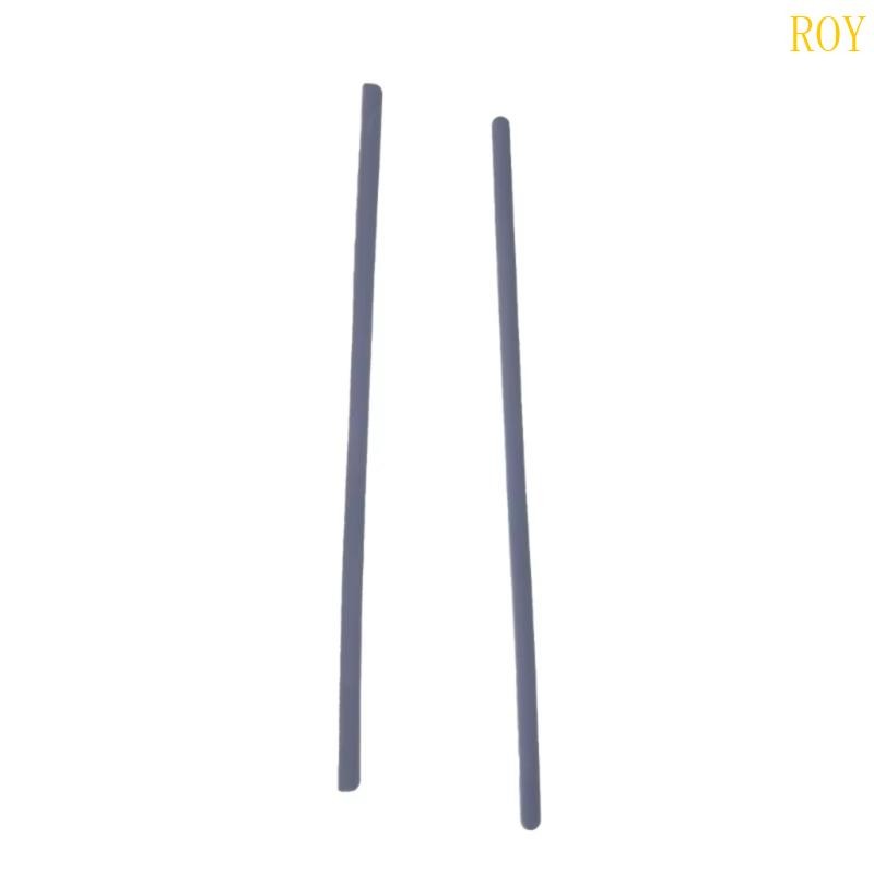 ROY 2 ชิ้นด้านล่างกรณียางสีดําฟุตแถบเท้าสําหรับ 7400 E7400