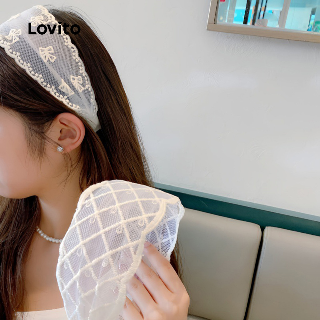 Lovito ที่คาดผมสวยหรูน่ารักและสง่างาม LFA90X104 - รูปที่ 3