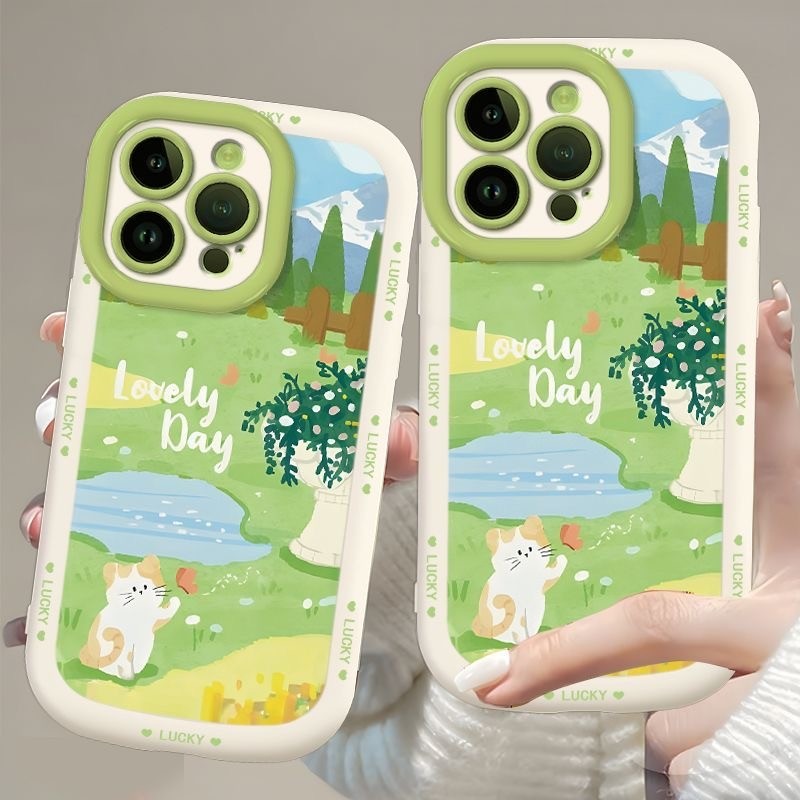 🔥POPPA🔥สำหรับ iPhone 11 Pro Max  16 Plus iPhone 13 Pro Max 11 14 12 xr xs เคสโทรศัพท์นุ่มน่ารัก