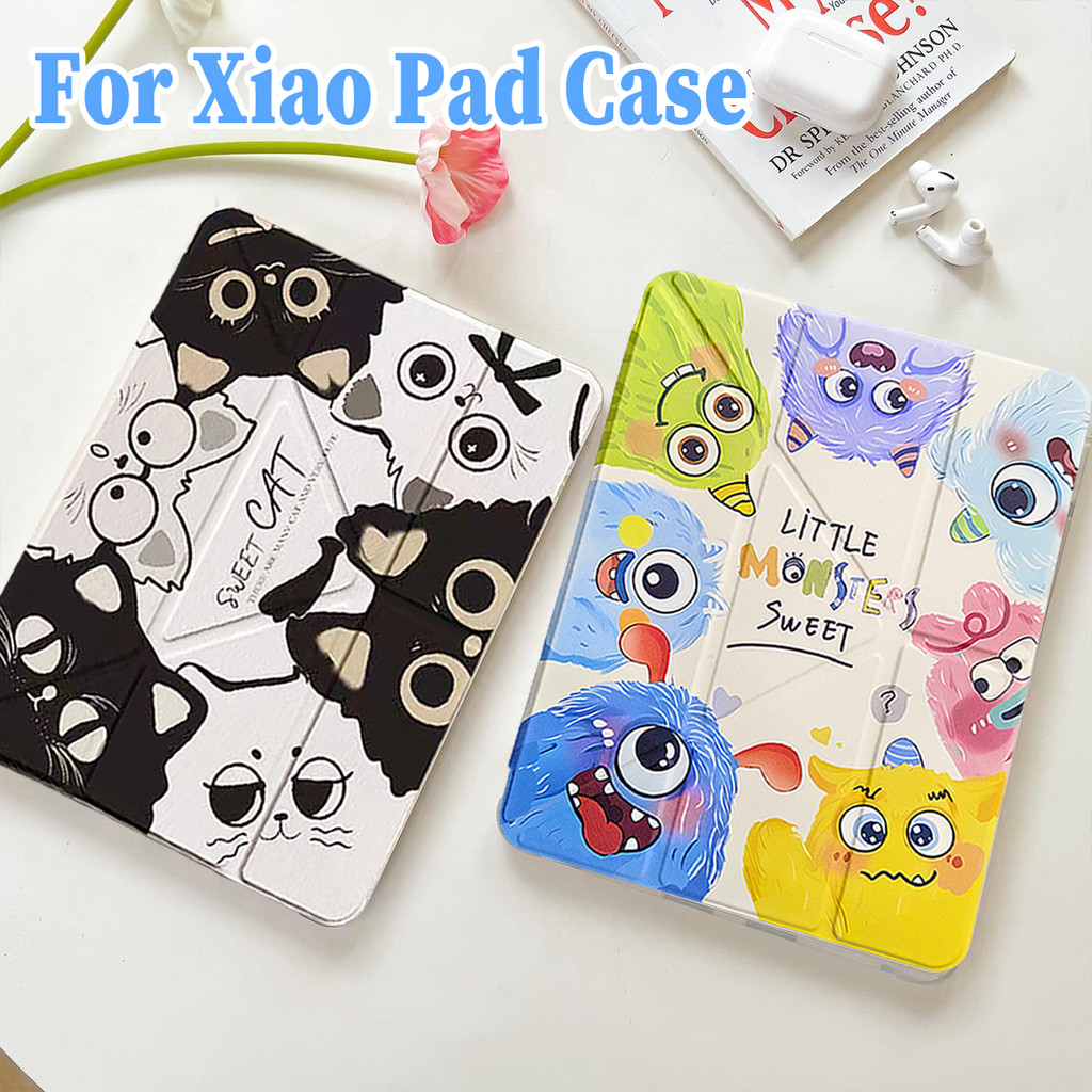 เคสอะคริลิคใส for Xiaomi Pad 7/7Pro 6/6Pro Redmi Pad2/SE11 Huawei MatePad SE11/11.5พับ Y ใส่ปากกาได