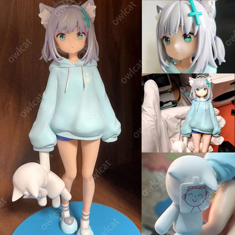 ฟิกเกอร์ Blue Archive Sunaookami Shiroko (Sleepsuit Ver.) 21cm Size 1/8 3 Stars Loli JK Sensei Abydos High School Countermeasures Committee Halo PVC Figure Packed in Box Model Anime Game
