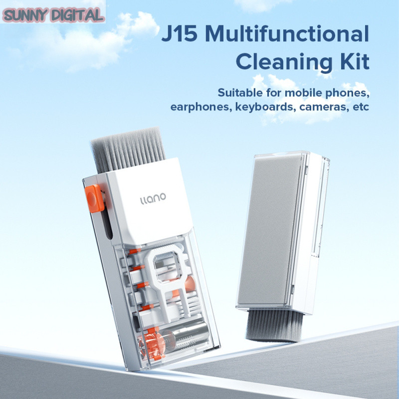 9 In 1 ชุดทําความสะอาดคีย์บอร์ดเครื่องมือทําความสะอาดมัลติฟังก์ชั่นชุดทําความสะอาดแล็ปท็อปแปรงคีย์บอ