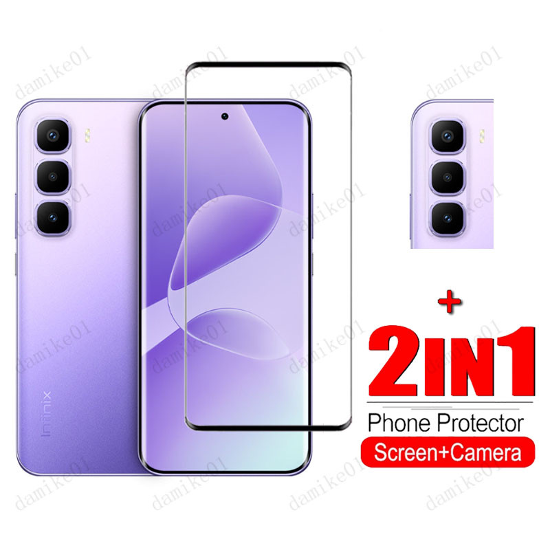 Infinix Hot 60 Pro + ฟิล์มกระจกนิรภัยสําหรับ Infinix Hot 60i 60 50i 50 40 Pro 40i 30i 30 20 11 Play 