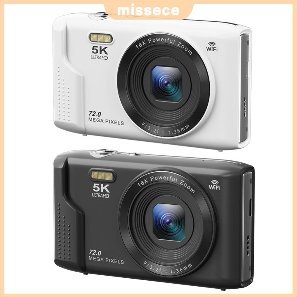 Vlogging Camera 5K Video Camera 16X Zoom Video Recorder หน้าจอ LCD 2.8 นิ้วสําหรับวัยรุ่นเริ่มต้นผู้