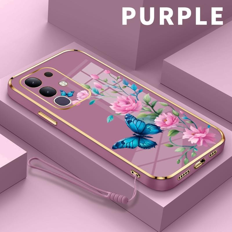 Softcase สําหรับ Vivo T4X S1 Prime Pro S10e S12 S16 S16e S17 S17t S18 T1 5G T1x 4G T2 T3 U20 X9i Z5i