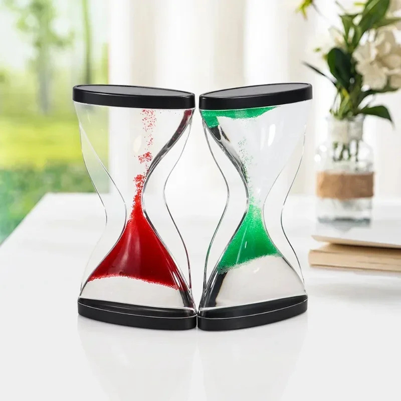 3 สี Creative Upward Flowing Home นาฬิกาทรายจับเวลาความเครียด Reliever สํานักงานเดสก์ท็อปเครื่องประด