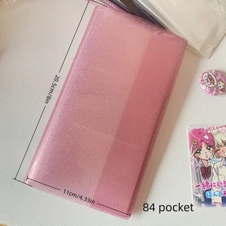 64/84 กระเป๋า Glitter Jelly สี 3 นิ้วอัลบั้มรูป Kpop PP แขนคอลเลกชันภาพหนังสือ