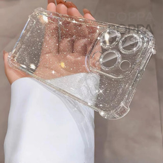 กลิตเตอร์ เคสโทรศัพท์ For iPhone 16 11 12 pro max Case iPhon…