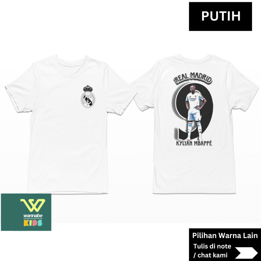 REALMADRID MBAPPE FOOTBALL เสื้อยืดผู้ใหญ่