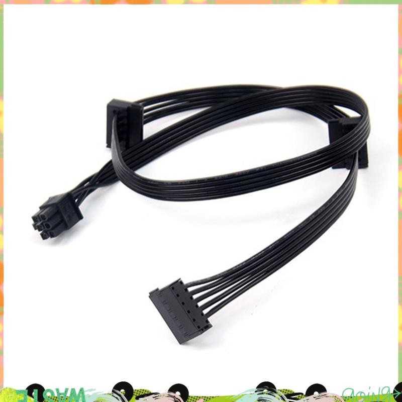 1 ชิ้น GPU PCI Express 6Pin ชาย 1 ถึง 3 SSD สายไฟสําหรับ CX850M CX750M CX600M CX500M CX430M Modular
