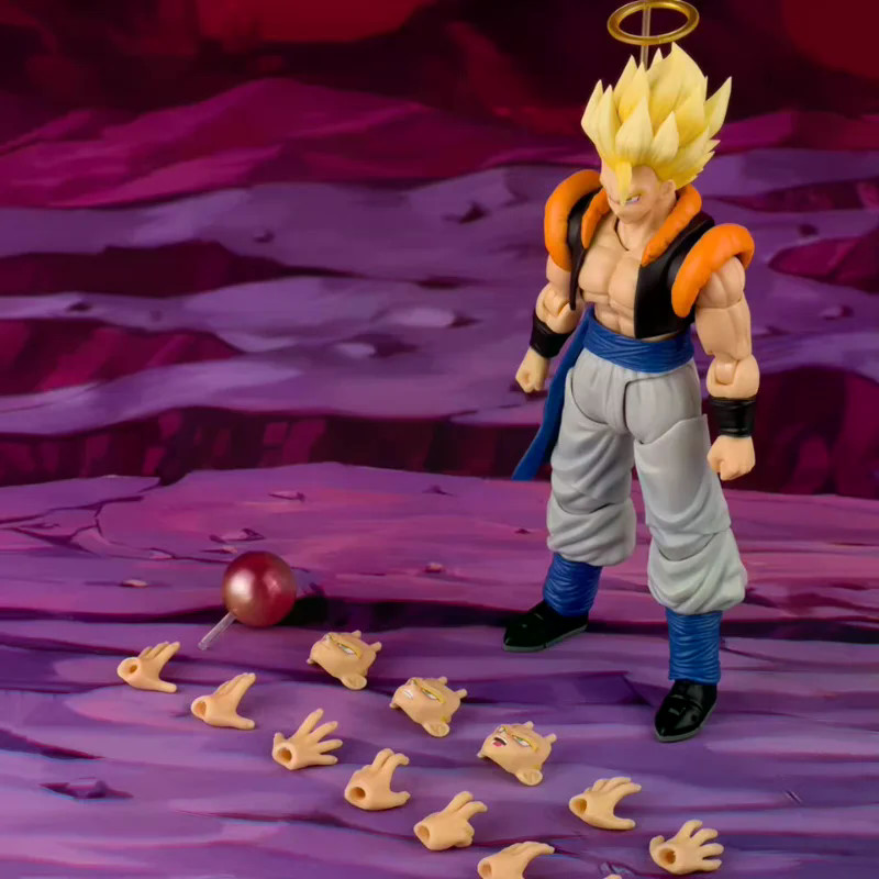 Demoniacal Fit Gogeta Dragon Ball Z รูป SHF Gogeta Super Saiyan Action Figure อะนิเมะสะสมของเล่น