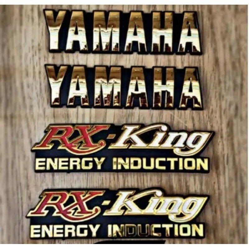 D9 Racing LOGO EMBLEM YAMAHA LOGO EMBLEM RX KING BOX AKI RX KING CAN BE SOLD INDIVIDUALLY และ 1 ชุด