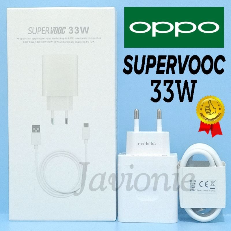 Charger Casan OPPO SUPER VOOC 33W Reno 7 7z 8z 8T A38 A57 A58 A74 A76 A77s A78 A79 A95 A96 A98 4G 5G