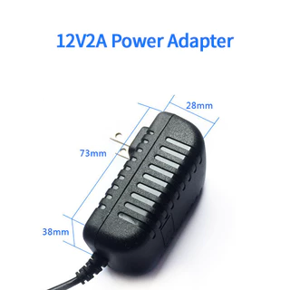 DCอะแดปเตอร์ 12V 2A Adapter 2000mA(DC5.5X2.5MM)มีไฟLED บอกสถานะ ประกันจ่ายไฟเต็ม อะแดปเตอร์ หัวแจ๊ค หม้อแปลงไฟ กล้องCCTV