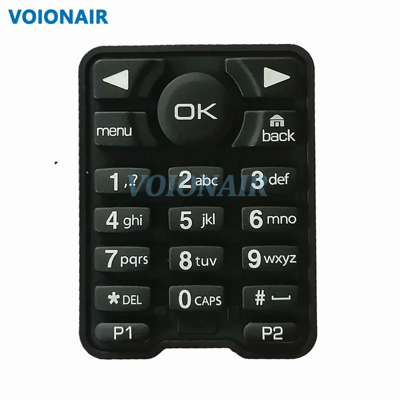 VOIONAIR 10pcs หมายเลขดิจิตอลปุ่มยางคีย์บอร์ดสําหรับ Motorola XiR P8268 P8260 XPR6550 DGP6150 DP3601