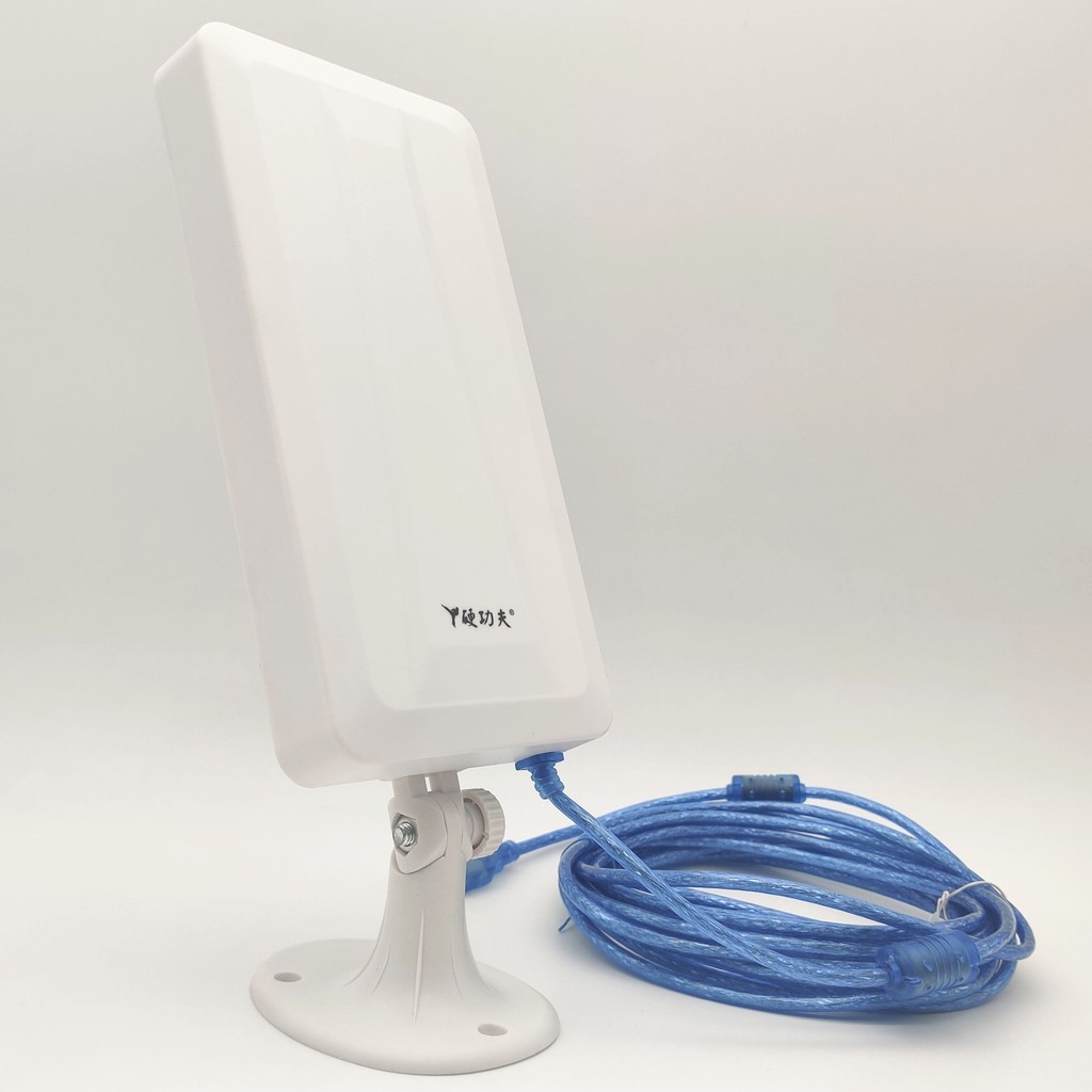 ตัวรับสัญญาณไร้สายคอมพิวเตอร์ตั้งโต๊ะ การ์ดเครือข่ายไร้สาย USB การ์ดรับสัญญาณ WiFi King 3070L เพิ่มป