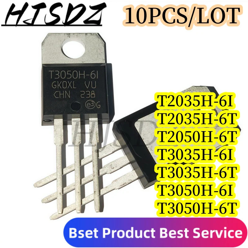 1-5PCS T2035H-6I T2035H-6T T3035H-6I T2050H-6T T3035H-6T T3050H-6T T3050H-6I TO-220 Field-effect ทรา