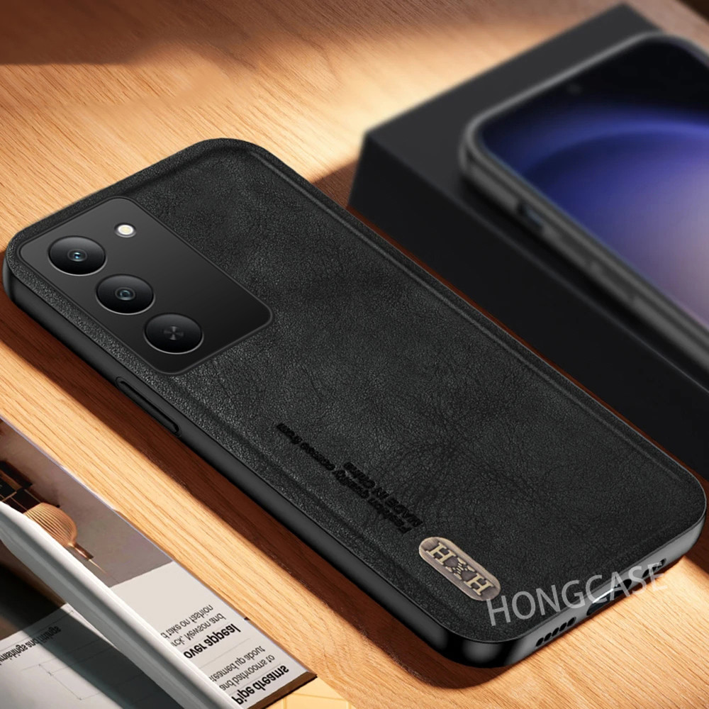 เคสโทรศัพท์สําหรับ Xiaomi Redmi 15 15C C 4G 5G 2025 Retro Frosting ปลอกธุรกิจหนังนุ่มปกหลัง