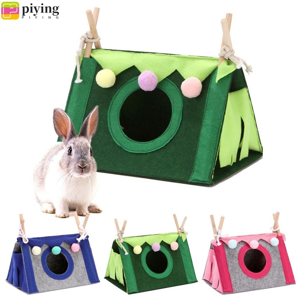 ฉี่ รังกระต่ายสัตว์ขนาดเล็กอุโมงค์บ้านสักหลาดเต็นท์บ้านหนูแฮมสเตอร์
