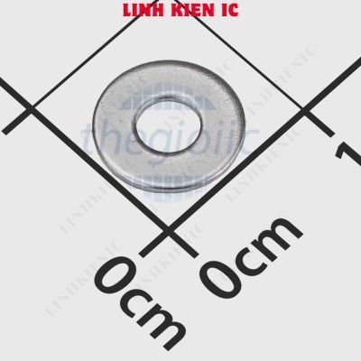 [50 ชิ้น]- วัดยาวปิดผนึก M3 X 8 มม. หนา 0.5 มม. สแตนเลส 201 Linhkien IC
