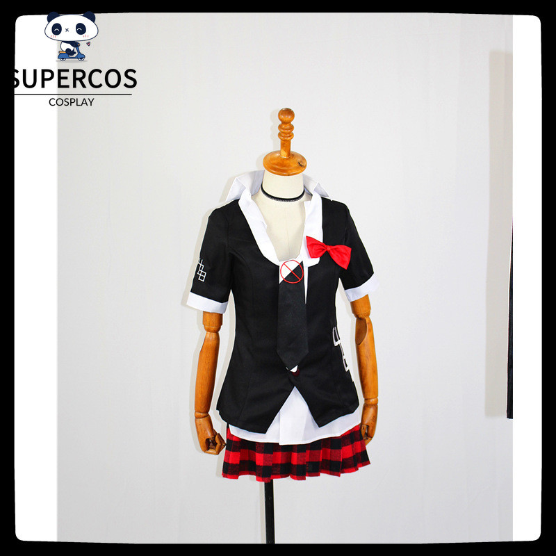 คอสเพลย์เครื่องแต่งกาย Danganronpa Enoshima Junko สไตล์นักเรียนJK ใช้ได้วันธรรมดาและงานปาร์ตี้
