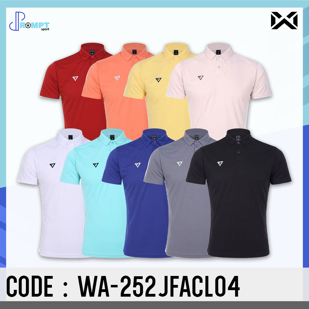 ถูกแทบทุน FIT JUNCTION PIQUE รหัส WA-252FJACL04 วาริกซ์ เสื้อโปโล WARRIX แท้100%