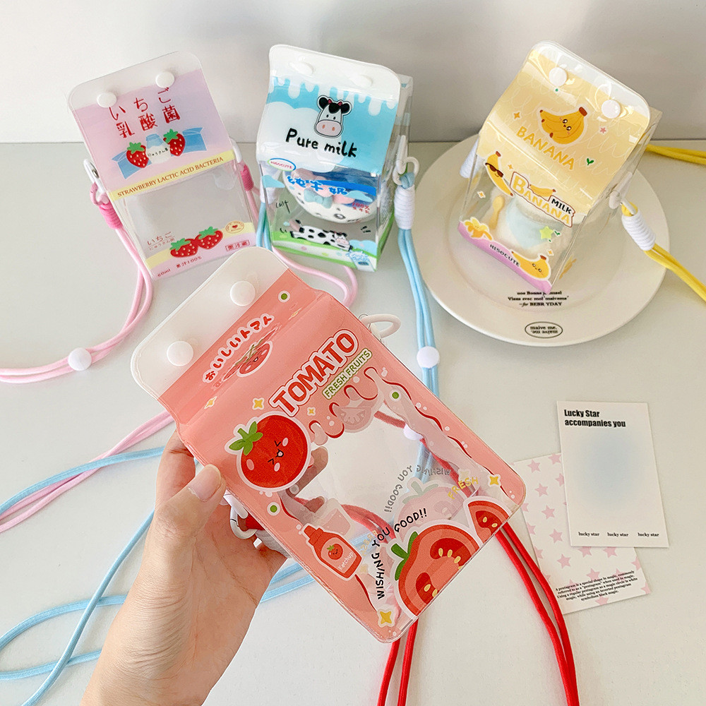 Sweet Girl Cartoon Cross-body Walking Baby Bag Student Outing Baby Storage Bag 10cm Doll Display