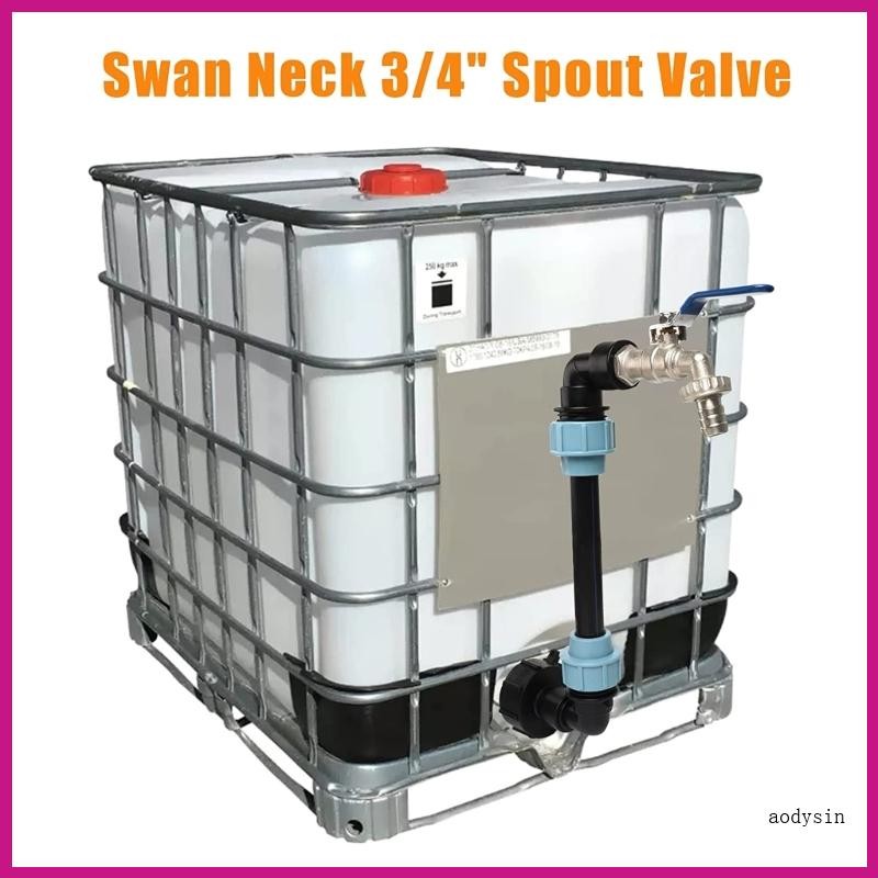 (ส่วนลดสูง)aodysin.th IBC Outlet Tap IBC Tank Accessories IBC Tank Connector Outlet Tap IBC Goosenec