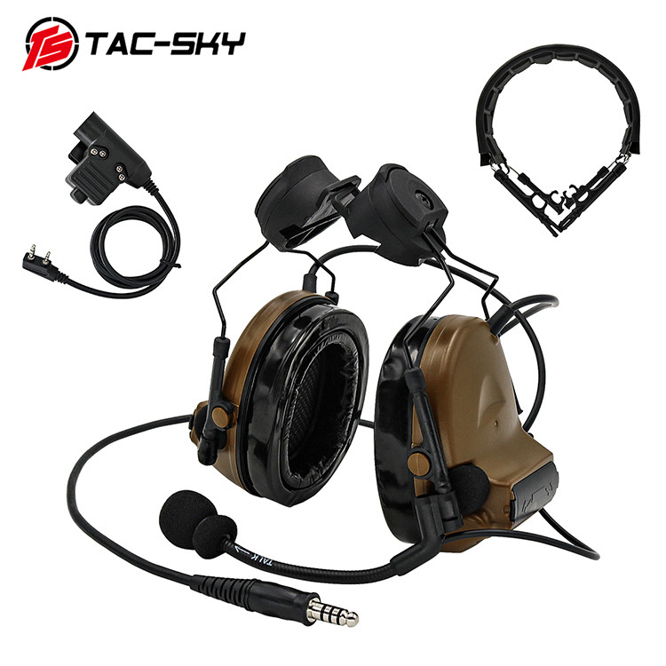 หัวข้อมูลแบบ.Headband พร้อมไมโครโฟนลดเสียงรบกวน รองรับ COMTAC II และ U94PTT