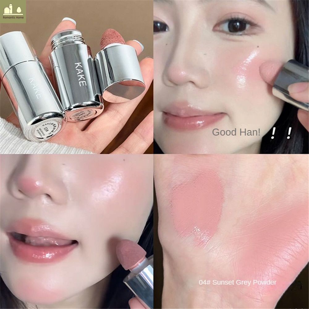 ลิปกลอสเนื้อลิควิด Velvet Liquid Blush ติดทนนาน ให้ความชุ่มชื้น พร้อมบำรุงริมฝีปากและแก้ม 4 สีให้เลือก【COD】