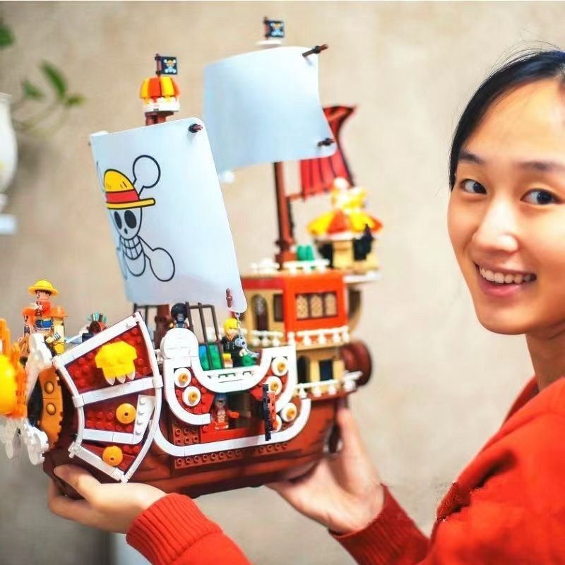 One Piece Building Blocks Wanli Sunshine Golden Meri One Piece Building Blocks ประกอบของเล่นของขวัญวันเกิด ราคา ถูกที่สุด ดีลบีเคเค แกลเลอรีภาพที่ 3