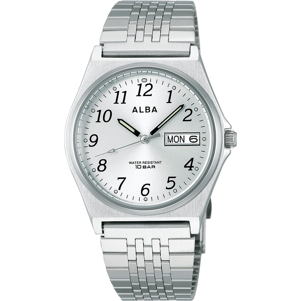 JDM WATCH ★ Seiko Alba ALBA 10 Bar Waterproof AIGT004 Men's Watch Watch《L》