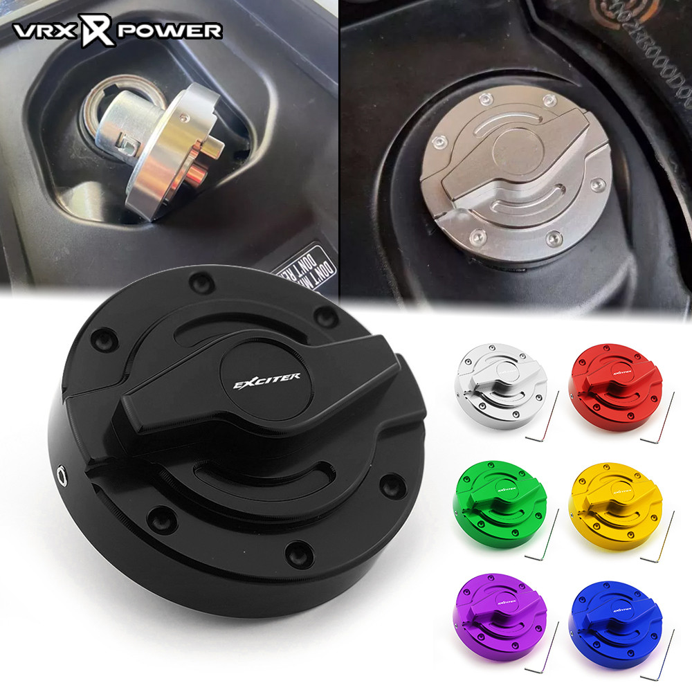 ฝาถังน้ํามันเชื้อเพลิงสําหรับ YAMAHA Exciter 150 155 v1 v2 v3  อลูมิเนียมโลหะผสมฝาครอบถังน้ํามันเชื้อเพลิง