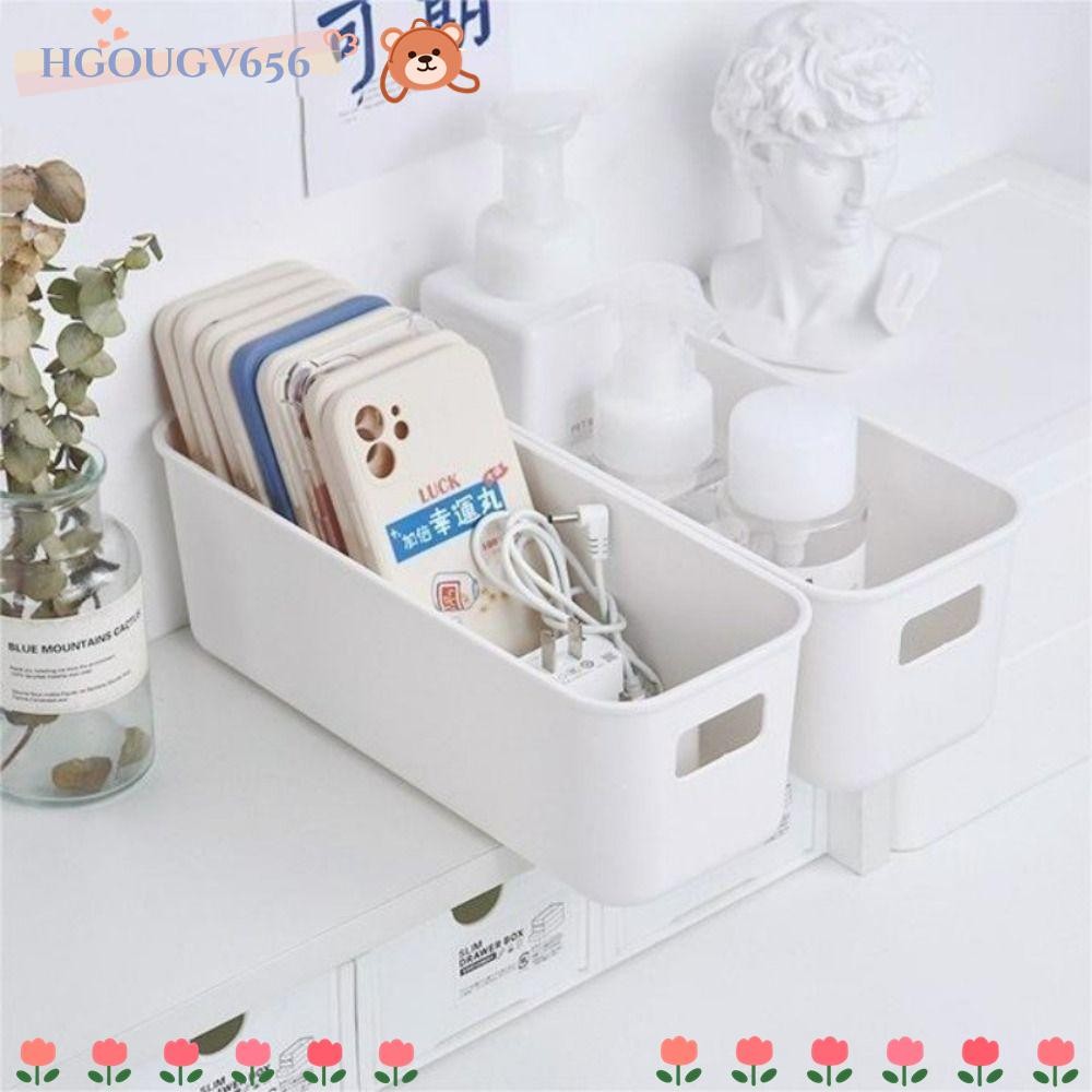 HGOUGVT กล่องเก็บของตั้งโต๊ะ, Stackable Fruit Cosmetic Sundries Kitchen Organizer Bin, Coverless ความจุขนาดใหญ่คอนเทนเนอร์