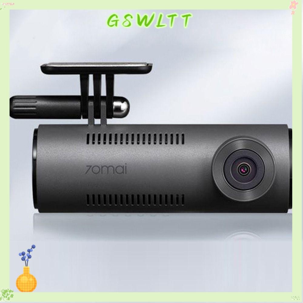 GSWLTT Mini Car DashCam, การบันทึก 24 ชม. ด้านหน้าด้านหลัง Dashcam รถไฟภายใน Monitor, ร้อน 2K 360° เ