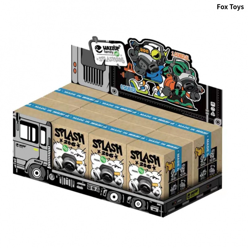 WAZZUPfamily Chameleon SPLASH206 Graffiti Dragon Series 9th Generation 100% Mystery Box Class Single